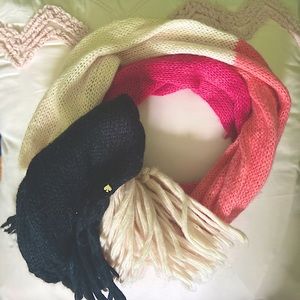 Kate Spade ♠️ Color Block Scarf 🧣